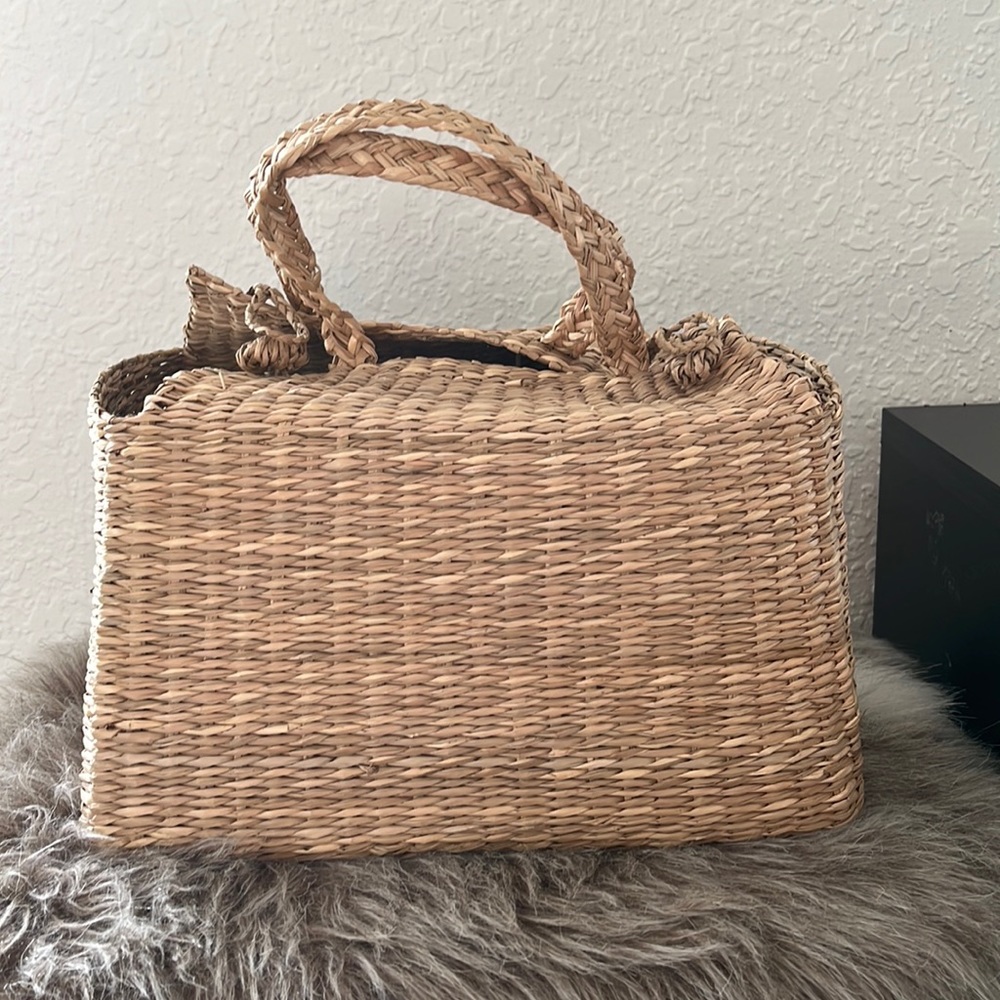 Doen Natural Woven Tote Bag